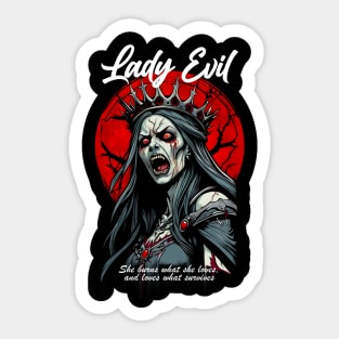 LADY EVIL Sticker